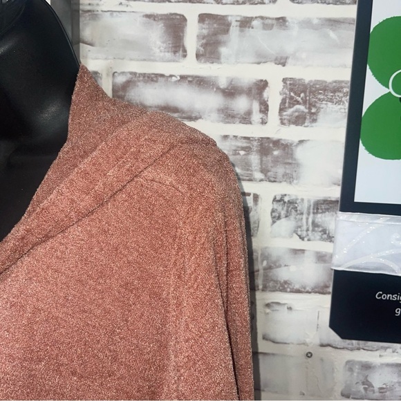 Barefoot Dreams Women's Cardigan in Rust women’s large - Picture 3 of 5